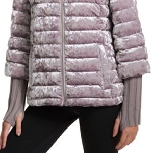 DKNY Sport
Crushed Velvet Puffer Jacket